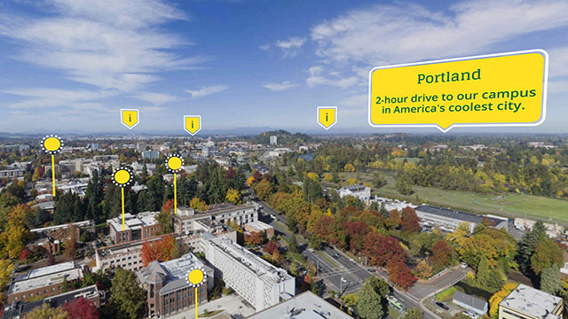 UO360 - Campus Overview Map
