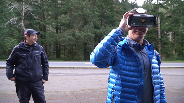 Columbia Sportswear's Director of Toughness checks out VR