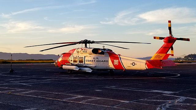 US Coast Guard MH60 Helicopter