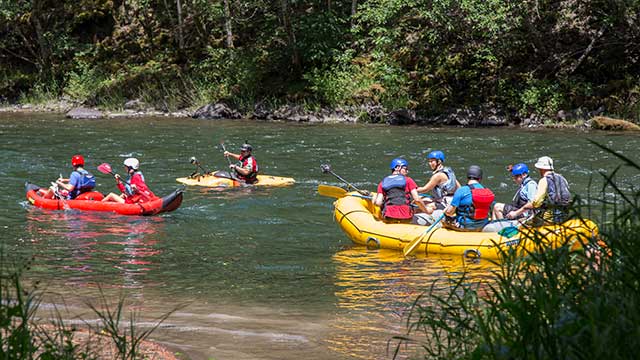 Rafting the Clackamas River with 360 Video Rigs