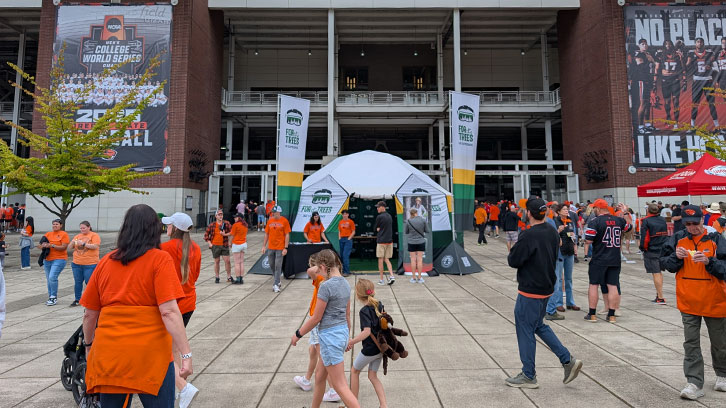 For the Trees VR Kiosk at Reser Stadium